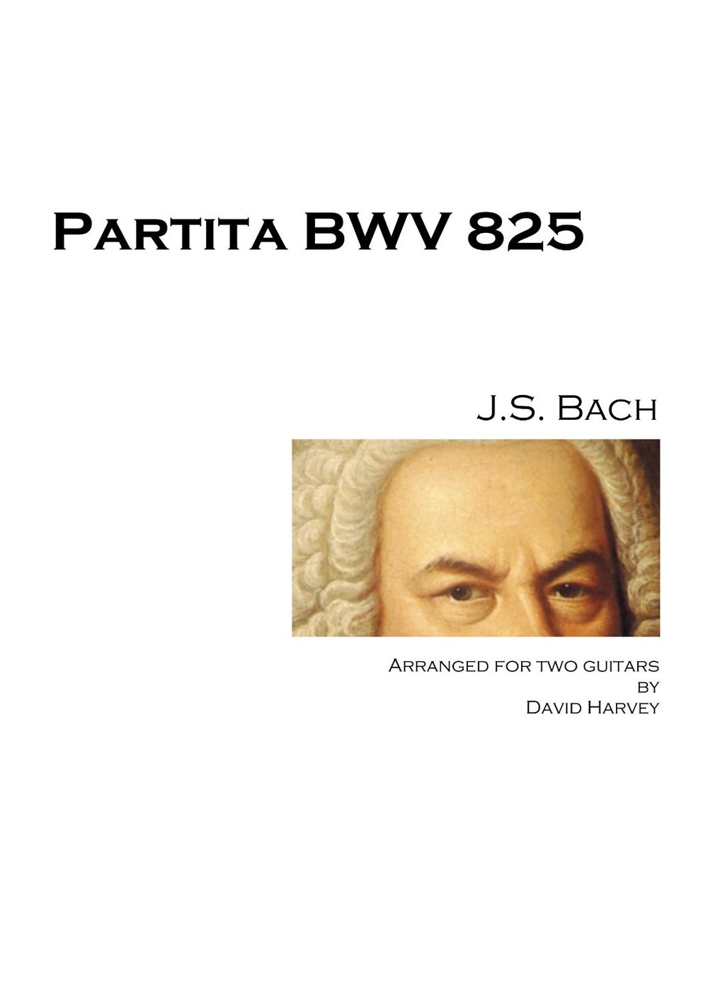Partita I, BWV 825 (Clavierübung I) - cover
