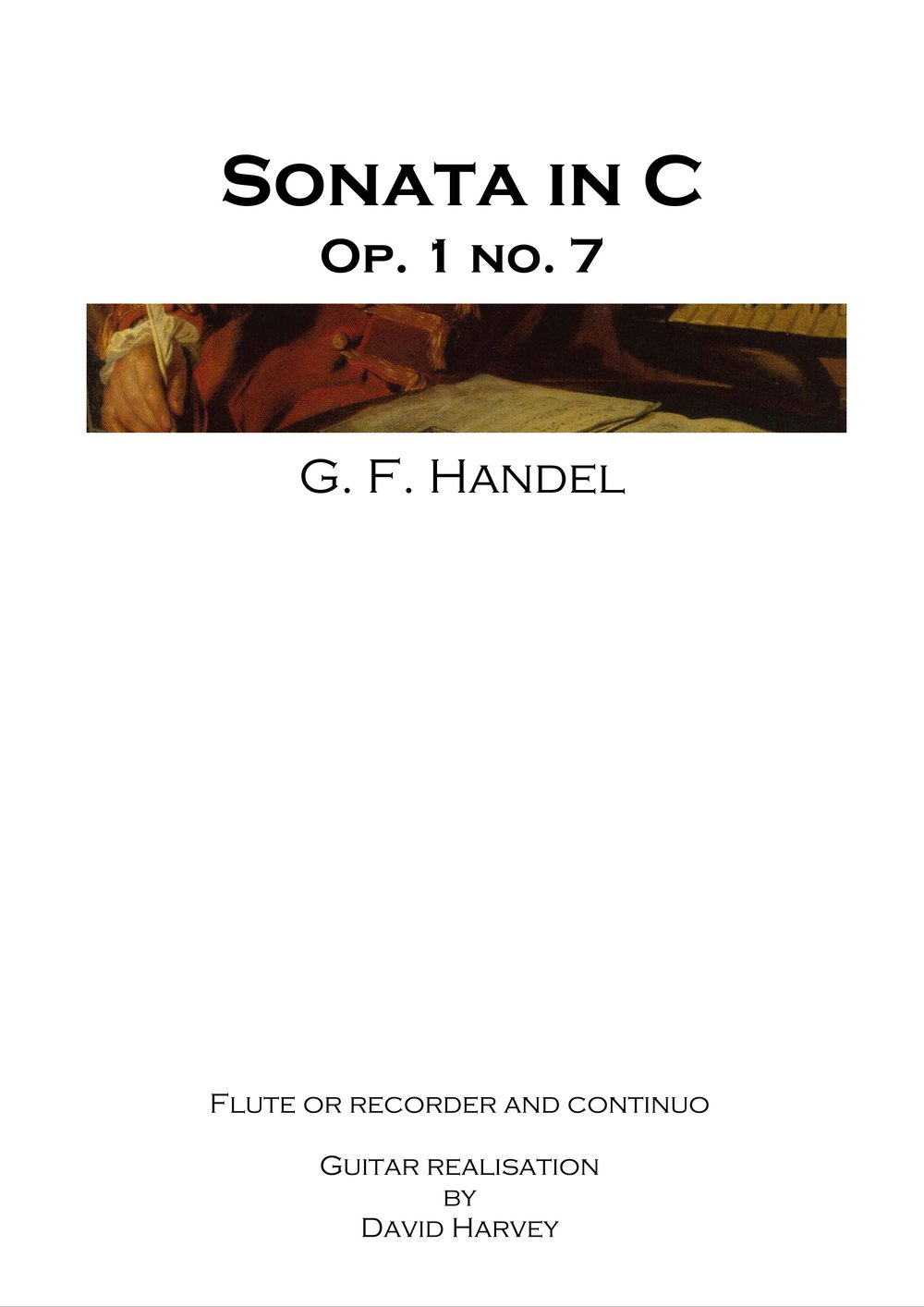 Sonata in C, Op. 1 no. 7 - cover