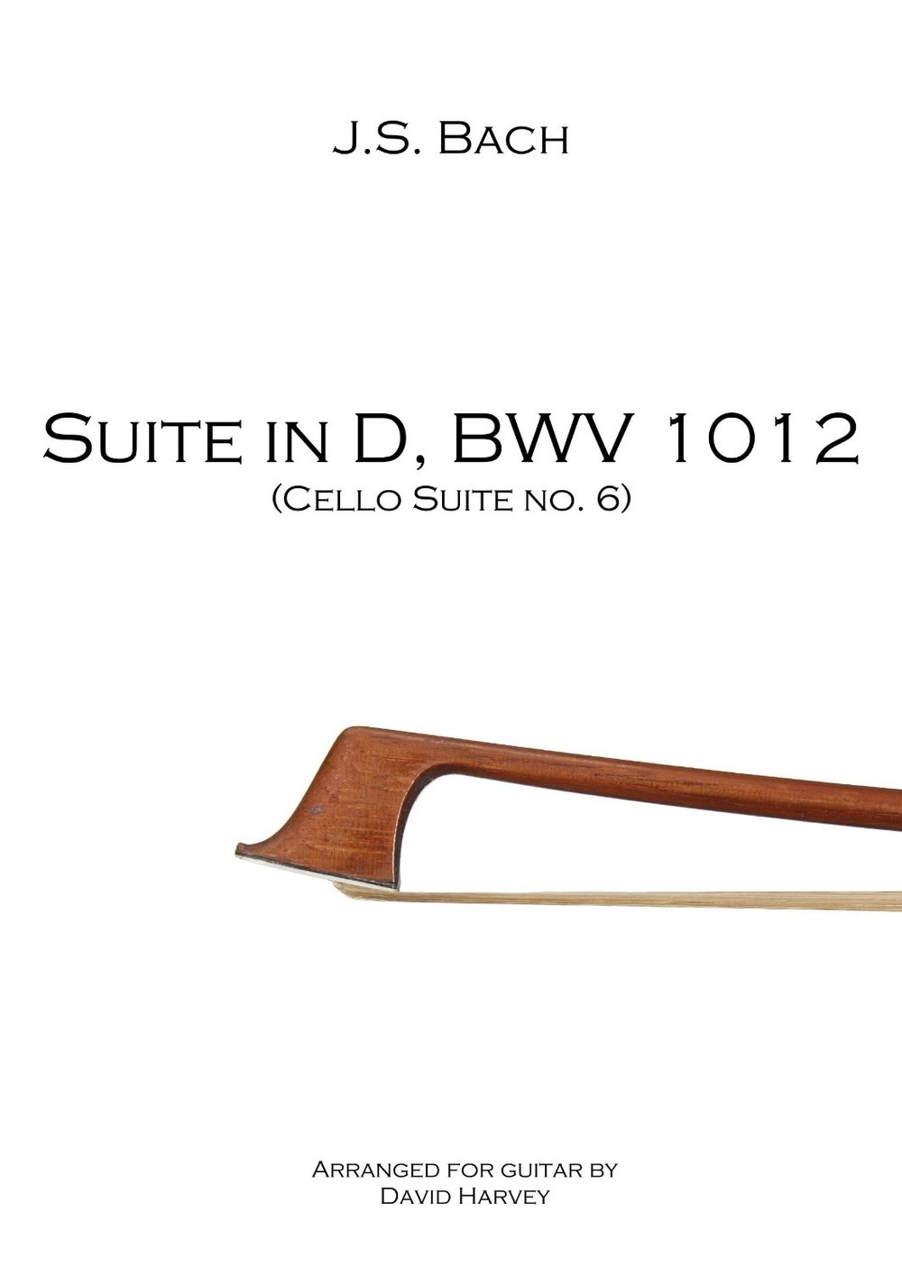 Suite in D, BWV 1012 (6th Cello Suite) - cover
