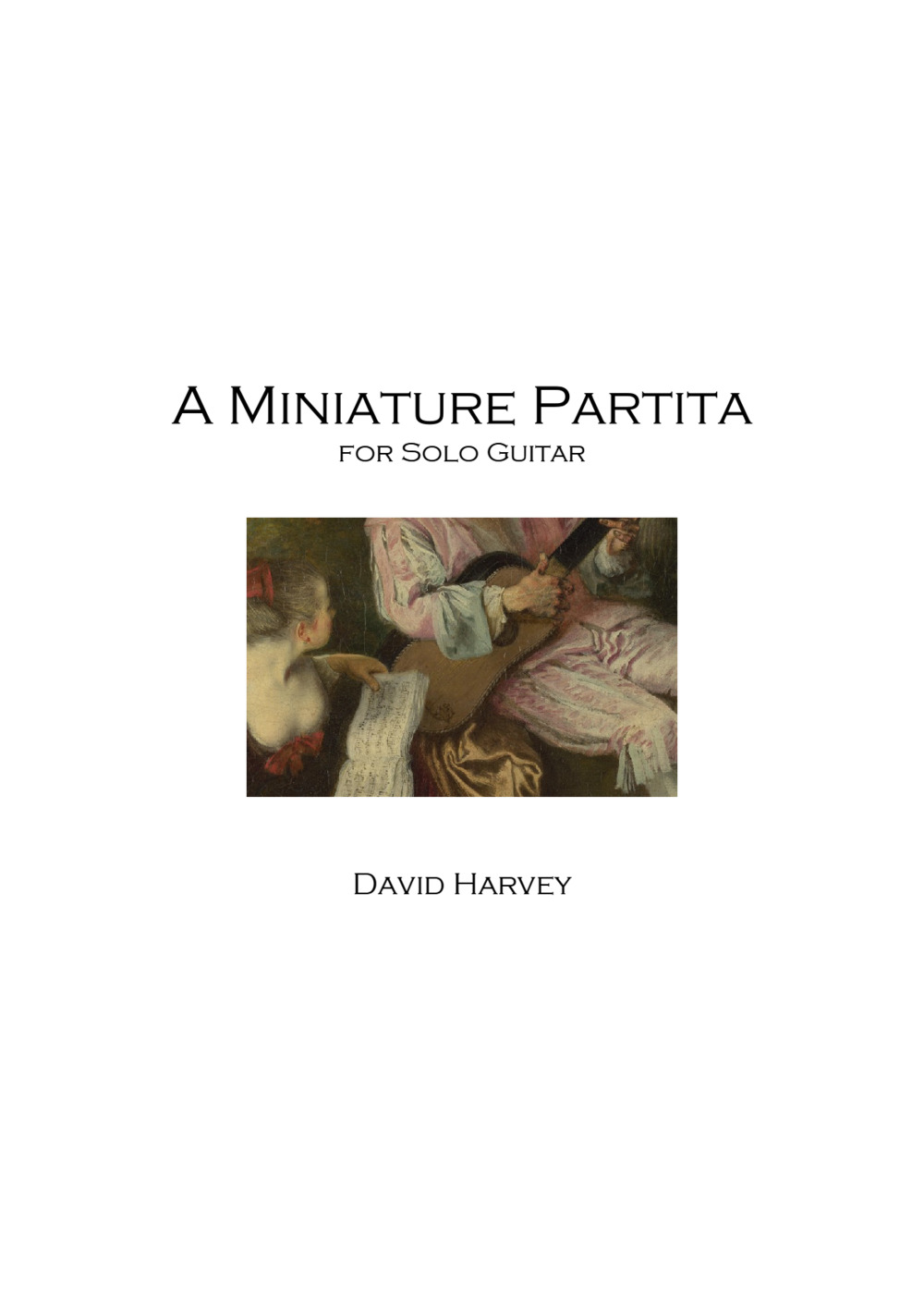 A Miniature Partita - cover